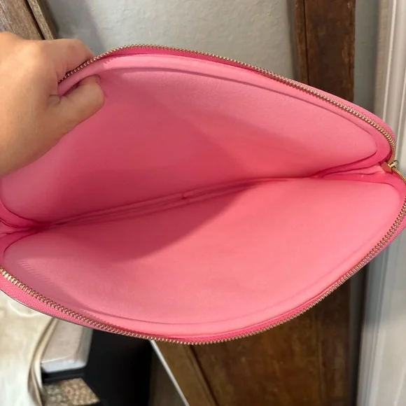 Lilly Pulitzer Pink and Blue Laptop Bag - Picture 6 of 7